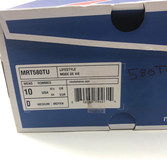 New Balance 580 Elite Edition Blue Shoes MRT580TU - Picture 8 of 8